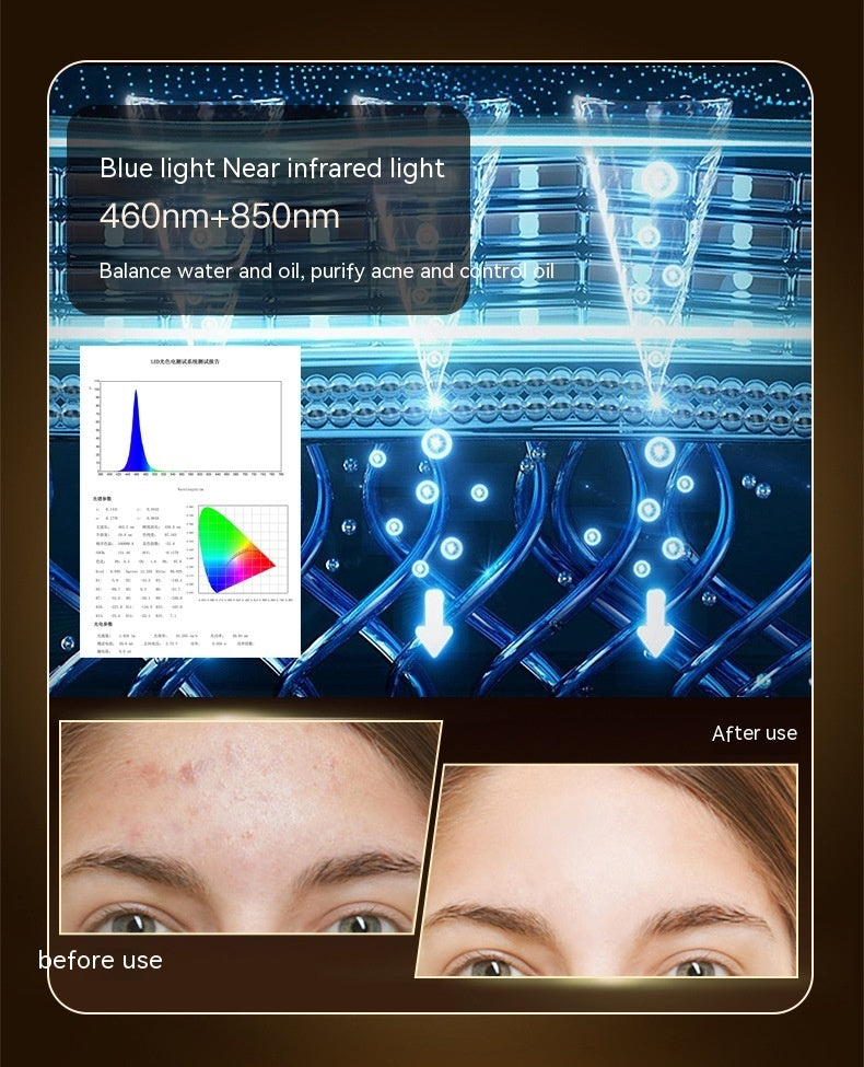 New Infrared Phototherapy Beauty Apparatus Face Led Color Light Skin Rejuvenation Beauty Mask