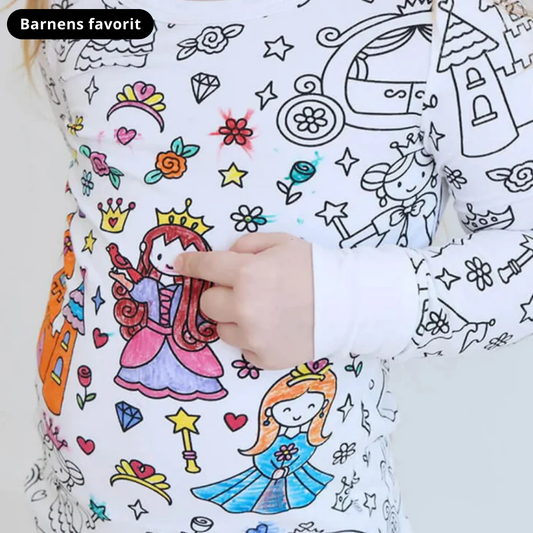 Favoritpyjamasen™ - Låt barnen färglägga sin egen pyjamas