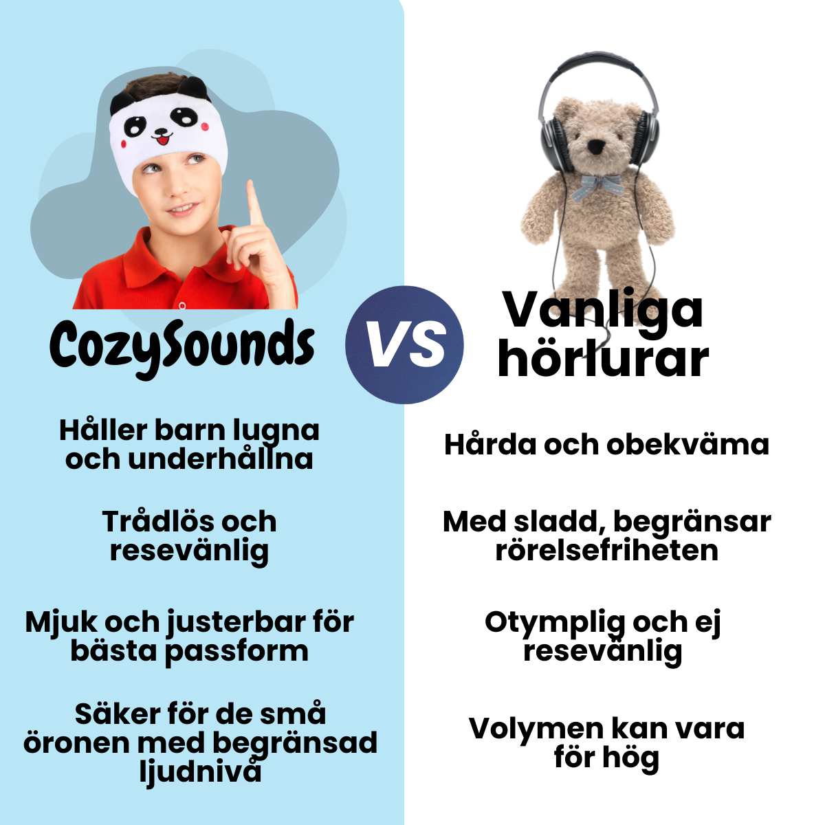 CozySounds - mjuka hörlurar